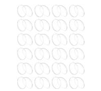 Garneck 12 Boules DéCoratives Transparentes en Forme D’ŒUf À Remplir Ornements Suspendus RéUtilisables pour PâQues Sapin De NoëL Mariage Et Loisirs CréAtifs