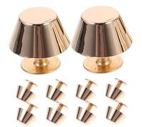 Garneck 12 pièces Sac Zinc Doré Clous Vissés pour Accessoires de Maroquinerie Pointes pour Fond de Sac DIY Cuir