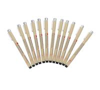 Garneck 12 Pièces Stylo de Dessin Imperméable Multi-Usage, Plastique | Lignes Nettes sur Papier, Usage Multi-supports, Encre Vive, pour Croquis, Écriture et Notes de Classe