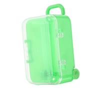 Garneck 12pièces Mini Boîte à Bijoux à Roulettes Valise De Voyage Boîte De Rangement Pour Bagages Cadeaux De Mariage Jouets Bonbons Faveurs Invités