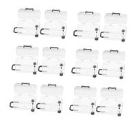 Garneck 12pièces Mini Boîtes Transparentes Forme De Valise Pour Bonbons Et Petits Objets Créatif Et Décoratif Pour Et Mariages