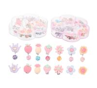 Garneck 14Paires Set de Boucles Oreilles Clips pour Garçon Fille de Bijoux Allergies Forme de Princesses de Dessin Animé Parfait pour Anniversaire Adorable