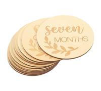 Garneck 14pièces Cartes Pour Étapes Clés De Mois Disques Pour Croissance De Garçon Fille Panneau De Croissance Né