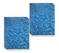 Garneck 15 Pièces autocollant de paysage de maison fausse eau pour le flux de projets eau artificielle pour diorama effet d'ondulation de l'eau pour diorama Décor de table de sable