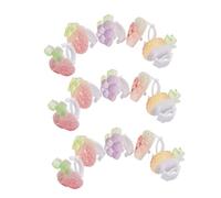 Garneck 15 Pièces Breloques de Chaussures Fruits Amovibles pour Garçon Fille Clips Décoratifs Léger Accessoires Ludiques DIY pour Baskets Garçon Fille Motifs Fraise Pastèque Baie Ananas et