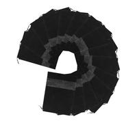 Garneck 15pièces Sac à Chaussures Anti-poussière pour Voyage Pochette Filet avec Cordon De Serrage Sac De Rangement Transparent pour Identification Facile De Voyage pour Organisation