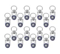 Garneck 16 Pièces Heavy-Duty Curtain Track Rollers Silent Glider Pulleys for Ceiling Drapery Rail Installation Compatible with Shower Window Drapes Divider
