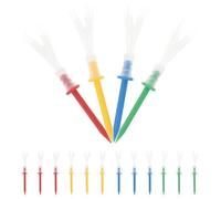 Garneck 16 Pièces Tés de Golf Tolèrent Plus de 100 Impacts en Plastique Incassable Couleur Aléatoire pour Drives Plus Longs et Précision Améliorée pour Entraînement Extérieur