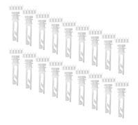 Garneck 18 Ensembles Kit Réparation Stores Verticaux Plastique pour Tiges et Engrenages, Accessoires de Réparation pour Mécanismes de Stores, Pièces de Rechange pour Rideaux, Installation