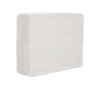 Garneck 180 pièces Serviettes Essuie-mains Jetables Pâte de Bois Pure Blanches Absorbantes et Pratiques pour Salles de Bain Commerciales Hôtels Événements et Invités