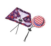 Garneck 1ensemble Set De Chapeaux Et Cloaks pour Petits Animaux Accessoire avec Éléments De Fête du Juillet pour Hamsters Et Lézards Confortable Et Pratique