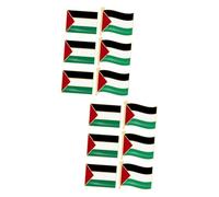 Garneck 2 Ensembles Broches Drapeau Palestine De Pins Épingles Pour Vêtements Et Accessoires Pins Décoratifs Pour Sacs À Dos Costumes Chemises Support Durable Et Élégant 6 Pièces * 2