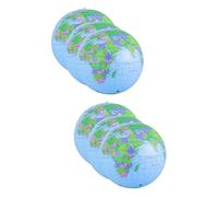 Garneck 2 Ensembles Globe Gonflable Ballon De Plage En Forme De Globe Balles De Sport Gonflables Jouets Aquatiques Boules De Piscine Gonflables Boules Gonflables Pvc Ciel Bleu 3 Pièces * 2