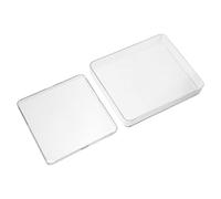 Garneck 2 Pièces Accessoire Plateau Transparent pour Balance Électronique de Cuisine Lot de Plateau Plastique Compatible avec Balance Alimentaire pour Pesée Précise et Usage
