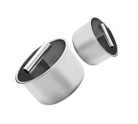 Garneck 2 Pièces Appareil à de Viande Acier Inoxydable Presse Manuelle pour Former Uniformes Compatible Viande Poisson et Crevettes Outil de Cuisine et Facile à Nettoyer