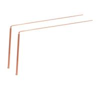 Garneck 2 pièces Baguettes de Radiesthésie Cuivre Robustes pour Détection Précise Deau et Exploration Souterraine Flexibles et Portables Lot de Bâtons Énergétiques pour Irrigation et