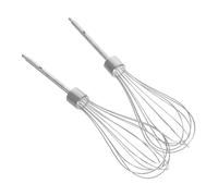 Garneck 2 Pièces Batteur à Œufs Inoxydable Acier pour Cuisine Lot de Accessoires de Mixeur pour Fouetter et Mélanger Outils de Préparation Alimentaire Polyvalents