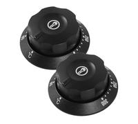 Garneck 2 pièces Boutons de Four Plastique Couvercle de Commande de Température pour Cuisinière et Friteuse Boutons Thermostat Four Remplacement Précis