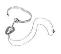 Garneck 2 pièces Bracelet Couple Valentines avec Pendentif Serrure Bijoux et pour Amoureux Romantique pour Saint Valentin et Fêtes