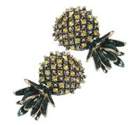 Garneck 2 pièces Broche Ananas Vintage pour Femme Lot de Pins Élégants Forme de Fruit Accessoires Mode pour Vêtements Vestes Sacs et Chapeaux Épingle de Revers Chic et Originale