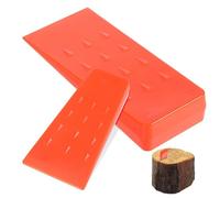 Garneck 2 Pièces Coin D'abattage D'arbres Directionnel en Plastique | Outil Léger Orange, Placement Stable pour Élagage Extérieur et Jardinage, Accessoire Pratique