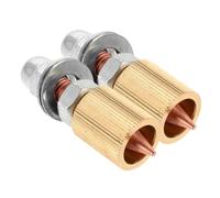 Garneck 2 Pièces Collet Chuck Dent Puller For Automotive Sheet Metal Repair Welding Ground Clamp For Car Dent Puller Machine Workshop Tool