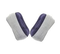 Garneck 2 Pièces Coussin Gonflable Repose Sur Les Pieds De Voiture Sièges Passagers D'avion Repose Pied De Vol Repose-pieds Gonflable Oreiller Gonflable Pour Les Jambes Flocage Pvc Blue