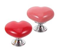 Garneck 2 Pièces Couvercle du Bouton Marche/arrêt de Cœur en Alliage Résistant à L'usure, Installation Facile pour Amélioration Intérieure de Voiture