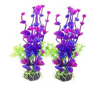Garneck 2 Pièces décoration d'aquarium Plantes d'aquarium Fausses Plantes décor d'aquarium Plantes pour Le pêche à la pêche Fausse Plante Aquariums aquaterrarium Plantes artificielles
