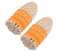 Garneck 2 Pièces Encens Corde Népalais Aromatique Fait Main pour Méditation Yoga Bureau Maison Décoration Apaisante