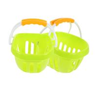 Garneck 2 Pièces Jouet De Panier De Simulation Une Charrette pour Les Enfants Épicerie Mini-Caddie Panier pour Enfants Panier Enfant Panier De Courses Abdos Décorations Chariot Achats