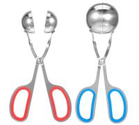 Garneck 2 pièces Lot Moules à Acier Inoxydable Cuisson Facile Compact et Polyvalent pour Viande Pâte et Boulangerie