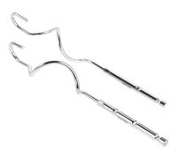 Garneck 2 Pièces Mélangeur D'oeuf à Pâte Professionnel Outil De Mélange En Acier Inoxydable D'oeuf Batteur à Œufs Rotatif Patisserie Hand Beater Whisk Silver Réutilisable