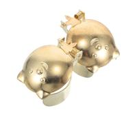 Garneck 2 Pièces Metal Candle Wick Snuffers Automatic Extinguisher Ring for Indoor Outdoor Use Flame Put Out Tool