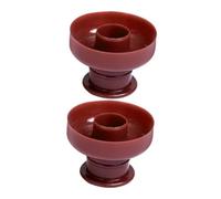 Garneck 2 pièces Moule à Donut Plastique Antiadhésif Haute Température pour DIY Pâtisserie Accessoires de Cuisson Beignets Décoratifs