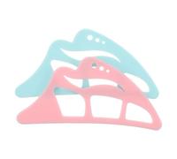 Garneck 2 Pièces Outil Eyeliner en Silicone Multifonction pour Application Précise et Styles Variés, pour Maquillage Quotidien et Voyage, Aide à Créer des Contours Nets