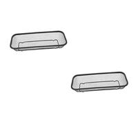 Garneck 2 Pièces Panier De Rangement Vaisselle Support D'argenterie D'évier Panier sous Étagère Chariot De Bar Panier Lave-Vaisselle pour Petits Objets Acier Inoxydable Égouttoir Métal