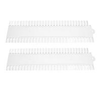 Garneck 2 Pièces Planche D'entraînement pour Faux Ongles Transparent, 60 Couleurs Vernis à Ongles, Présentoir Nail Art pour Salon, Usage Personnel et Formation