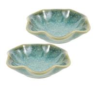 Garneck 2 pièces Plateau à Bijoux Céramique Plat de Rangement Élégant pour Bagues Breloques et Petits Accessoires Organisateur Polyvalent pour Bureau et Maison et Décoratif