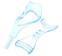Garneck 2 Pièces Pochoir à Sourcils Mise Peigne à Cils en Plastique, Accessoire de Maquillage Professionnel pour Créer des Cils Naturels et Faciles à Dessiner au Quotidien