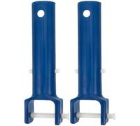 Garneck 2 Pièces Poignée de Ventouse de Nettoyage Piscine Camping Bleu | Pièce de Rechange pour Entretien du Bassin, Installation Facile, Prise Ergonomique, Nettoyage des Débris