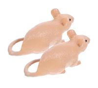 Garneck 2 Pièces Souris Réaliste pour Chats de Souris Animale pour Jeux Interactifs et Fêtes Garçon Fille