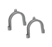 Garneck 2 pièces Support de Tuyau Machine à Laver U Crochet Robuste Anti-déformation Installation Facile et Gain de Place pour Évacuation Stable Lot