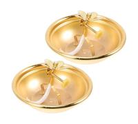 Garneck 2 Pièces Support pour Lampe à Huile Lot de Lampe à Ghee Rétro Intérieur avec Mèche pour Rituels, Prières et Relaxation Classique