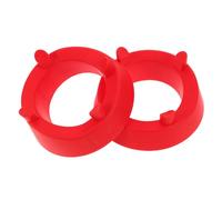 Garneck 2 Pièces Tee De Coup De Pied De Rugby Tee De Coup De Pied À Hauteur Fixe avec Bloc De Support De Football À 4 Broches pour Adultes Enfants Accessoires D'équipement De Rugby Rouge