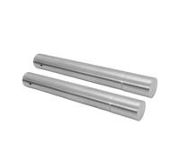 Garneck 2 Pièces Tube en Acier Inoxydable de Rangement pour Brochettes | Format Compact 16x2 Pouces, Organisation Portable, Protection L’humidité pour Pique-niques