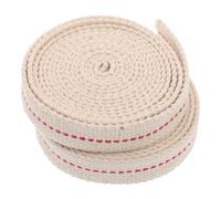 Garneck 2 Rouleaux Mèche Coton pour Lampe à Pétrole Remplacement Plat pour Lanternes Vintage et Activités Plein Air Compatible avec Lampes à Huile et Mèches de Brûleur