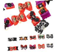 Garneck 20 Pièces Accessoires de Toilettage pour Noeuds Colorés pour Animaux de Compagnie Accessoires Festifs pour Moyenne