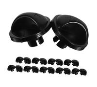 Garneck 20 Pièces Bouton d'interrupteur de ventilateur minuterie boutons de commande en plastique contrôleur ventilateur Noir