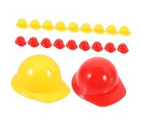 Garneck 20 Pièces Mini-Casque Habiller des Chapeaux pour Les Tout-Petits Décor De Chapeau De Cow-Boy Mini Chapeaux De Poulet Casque d'halloween Monstres Inc Chapeau Faux Casque Plastique